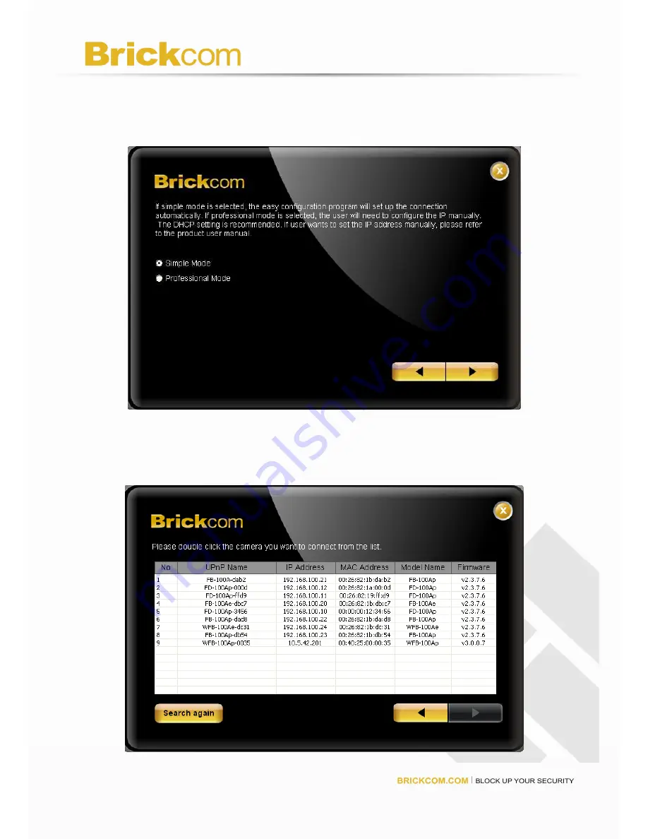 Brickcom GOB-100A Quick Installation Manual Download Page 21