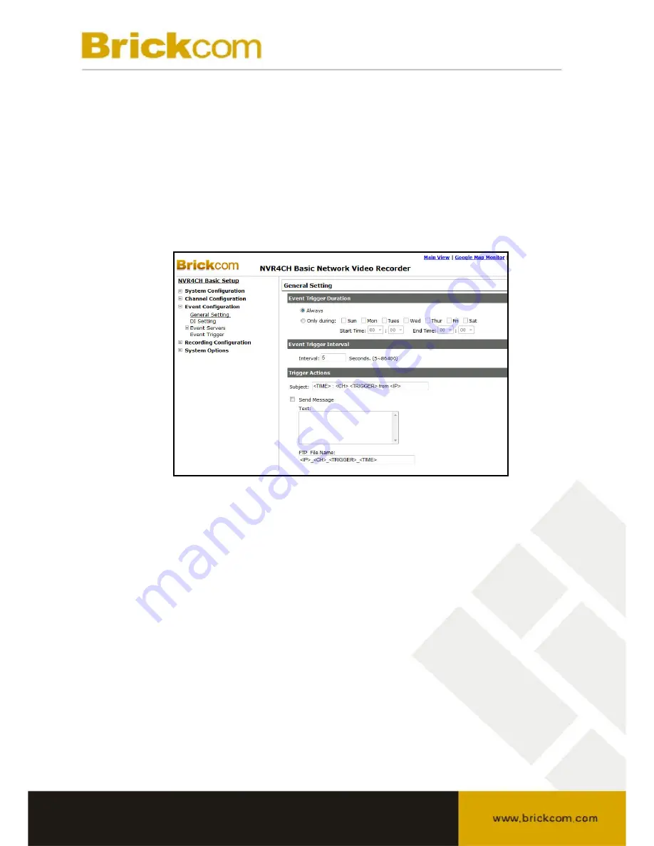 Brickcom NR-04A User Manual Download Page 49