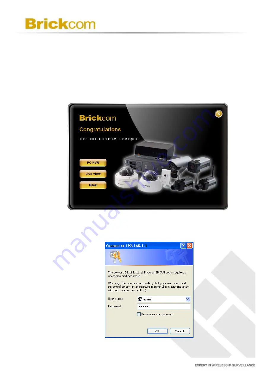 Brickcom OB-202Ae V5 Series Hardware User Manual Download Page 35