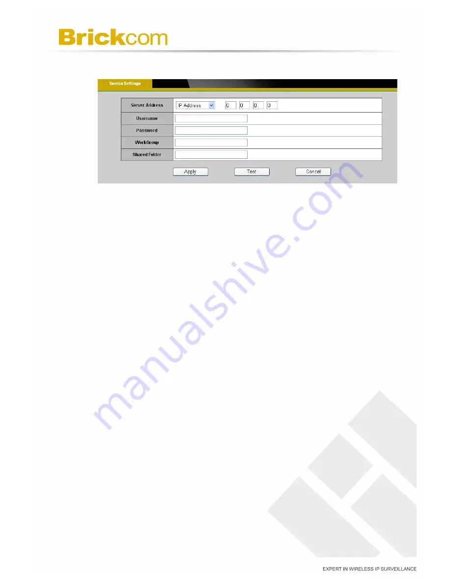 Brickcom PZ-040 12 Series User Manual Download Page 63