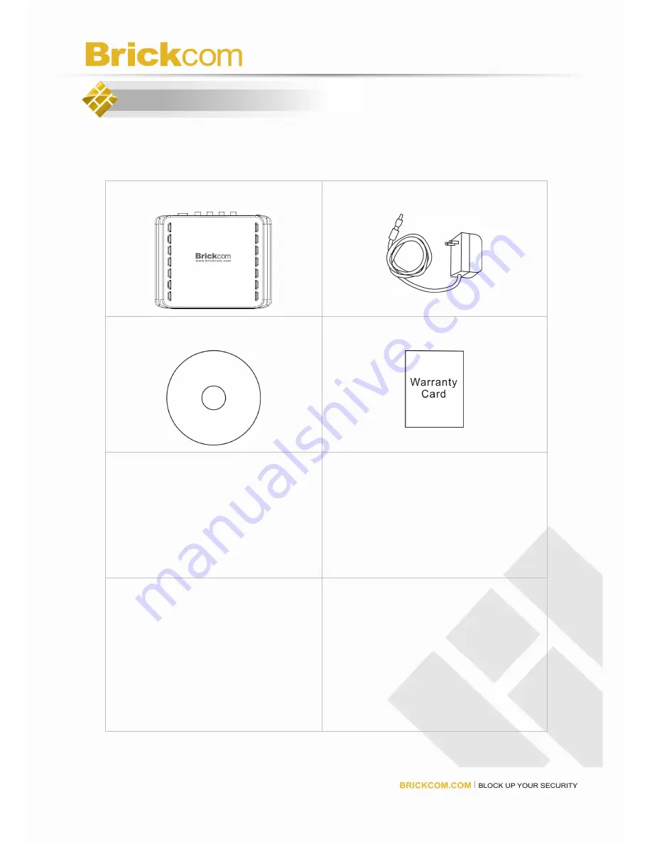 Brickcom VS-04A Series Скачать руководство пользователя страница 3