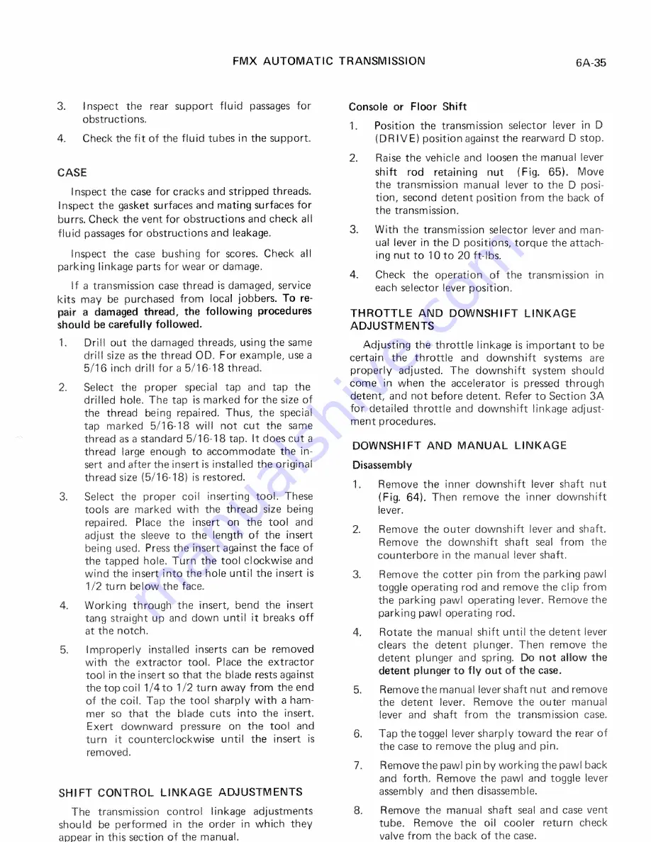 Bricklin SV-1 1975 Service Manual Supplement Download Page 121