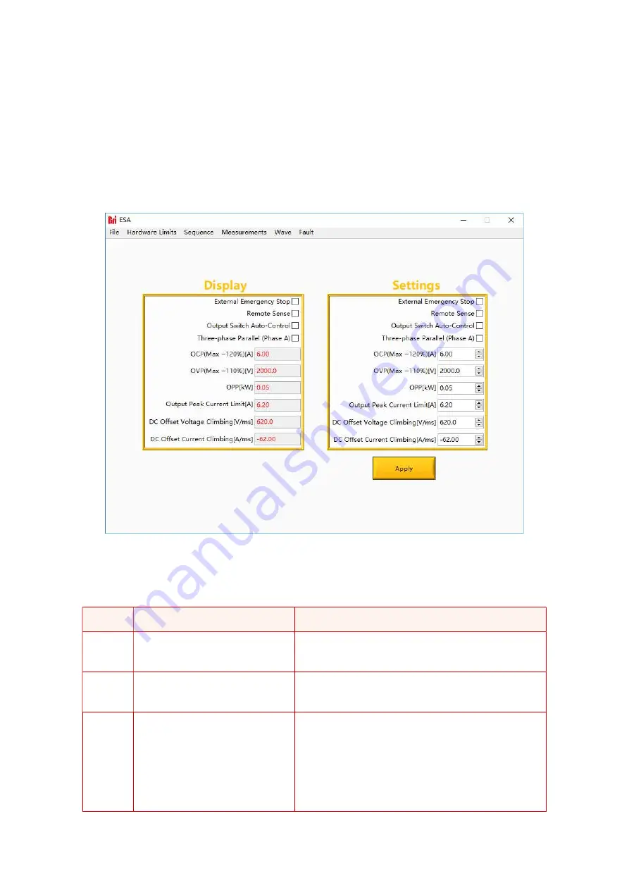 Bridge BriPower ESA Series User Manual Download Page 62