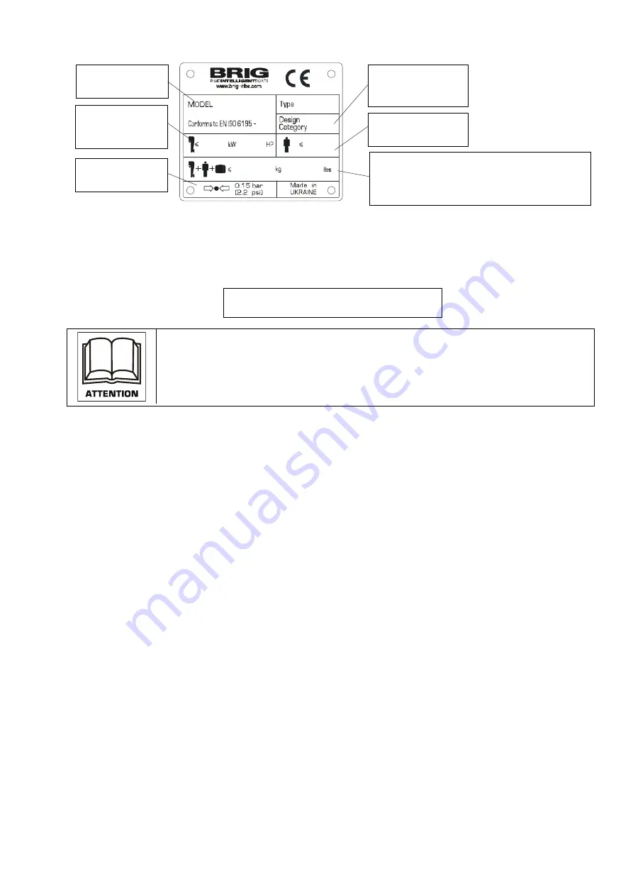 BRIG FALCON F570 Owner'S Manual Download Page 5