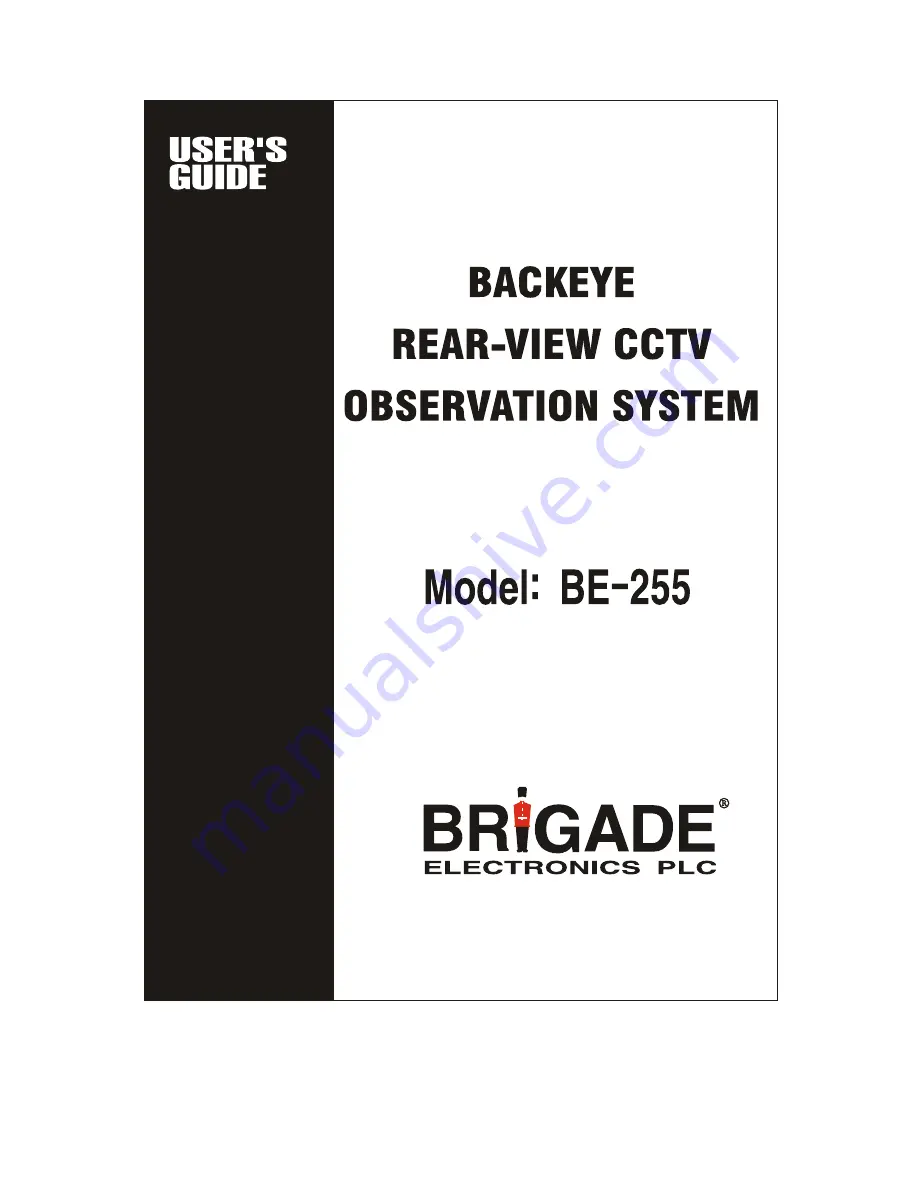 Brigade BE-255 User Manual Download Page 1