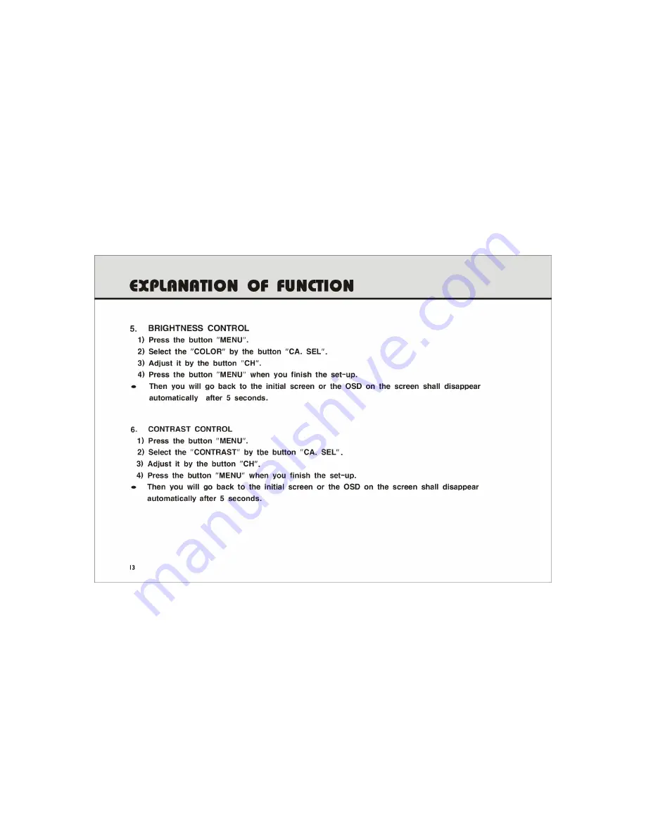 Brigade BE-856S User Manual Download Page 14