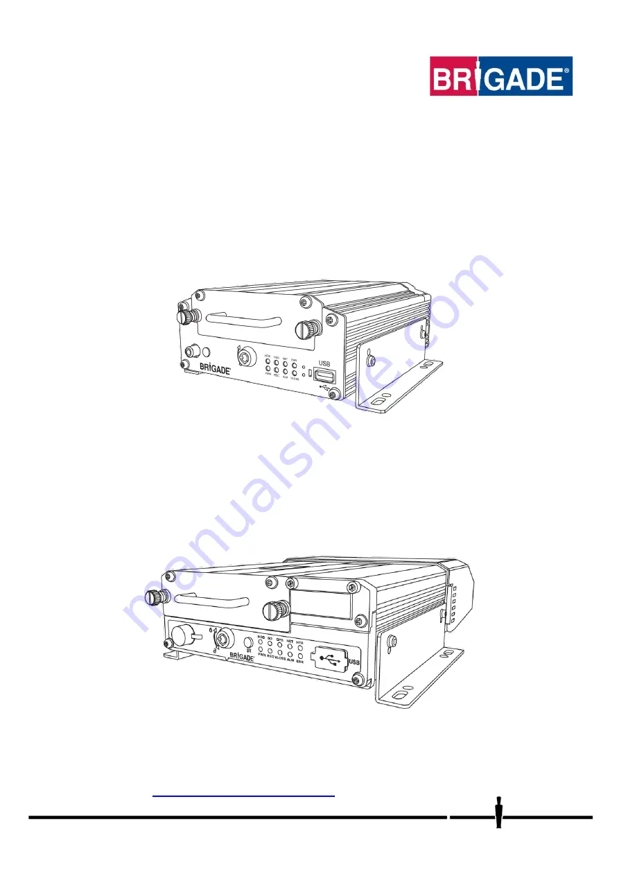 Brigade MDR-404-500 Installation And Operation Manual Download Page 1