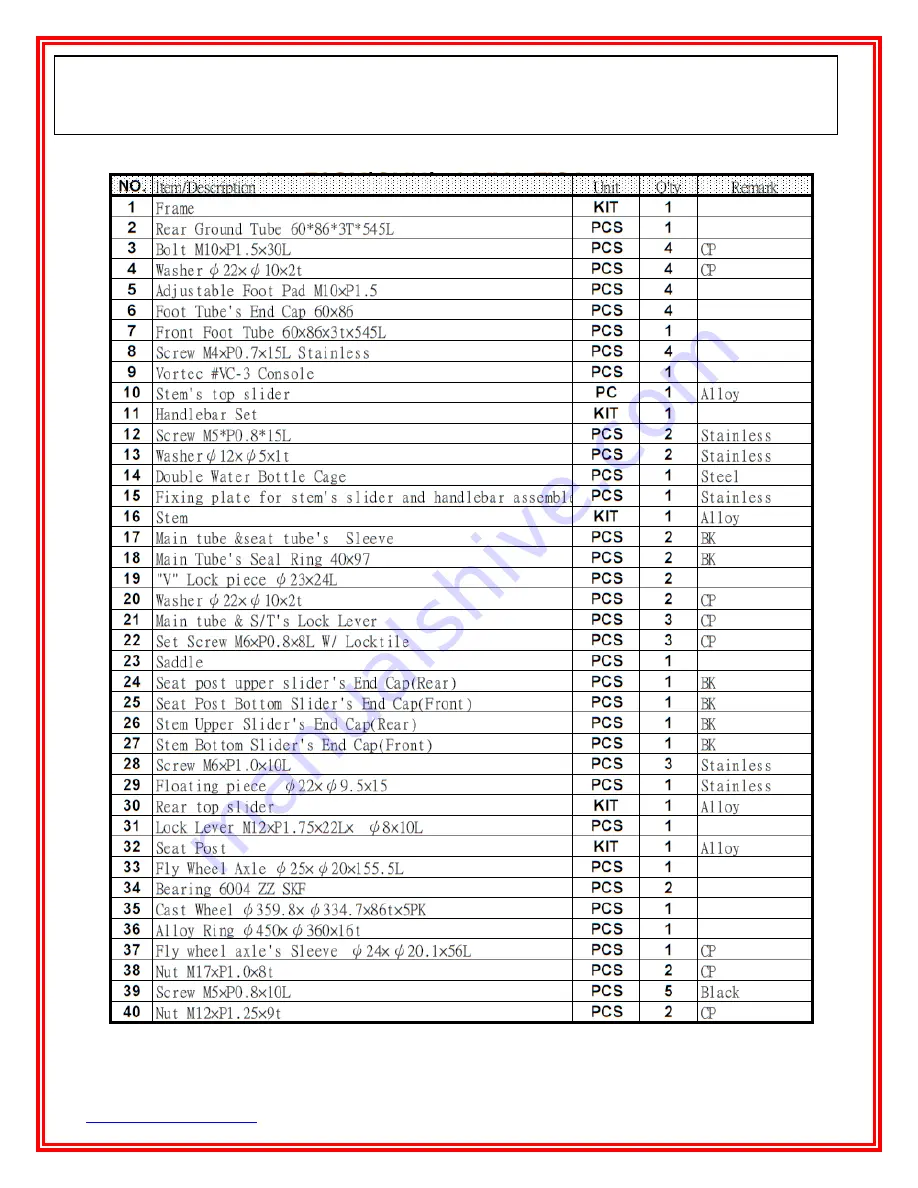 Brigadoon Fitness BRI-IC8000-V Скачать руководство пользователя страница 11