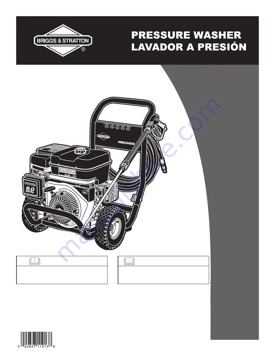 Briggs & Stratton 01988-1 Operator'S Manual Download Page 1