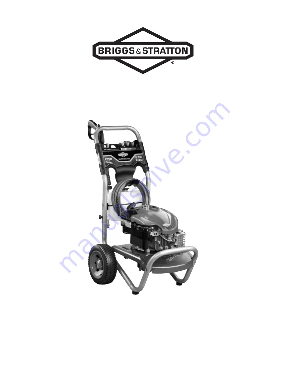 Briggs & Stratton 020306-3 Illustrated Parts List Download Page 1