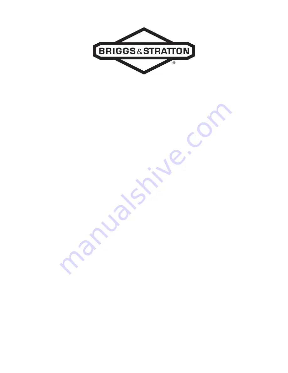 Briggs & Stratton 020364-0 Operator'S Manual Download Page 60