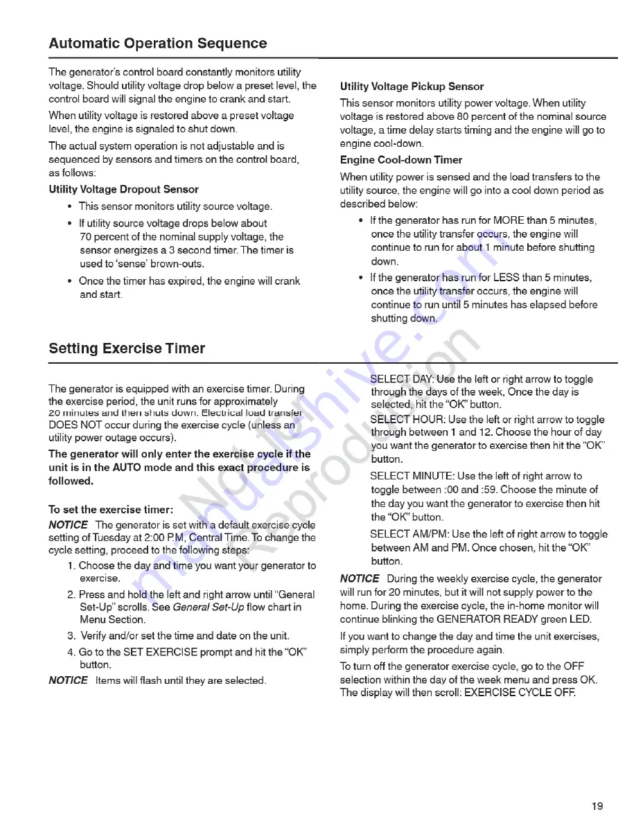 Briggs & Stratton 040517-00 Operator'S Manual Download Page 19