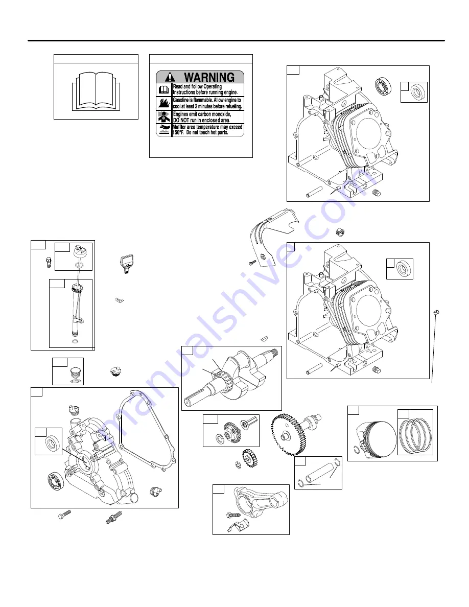 Briggs & Stratton 205300 Series Illustrated Parts List Download Page 2