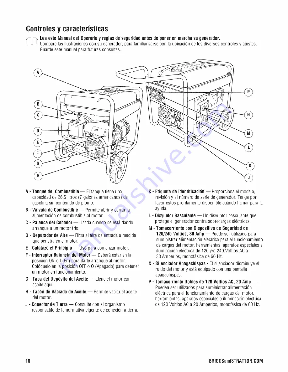 Briggs & Stratton 316916GS Скачать руководство пользователя страница 34