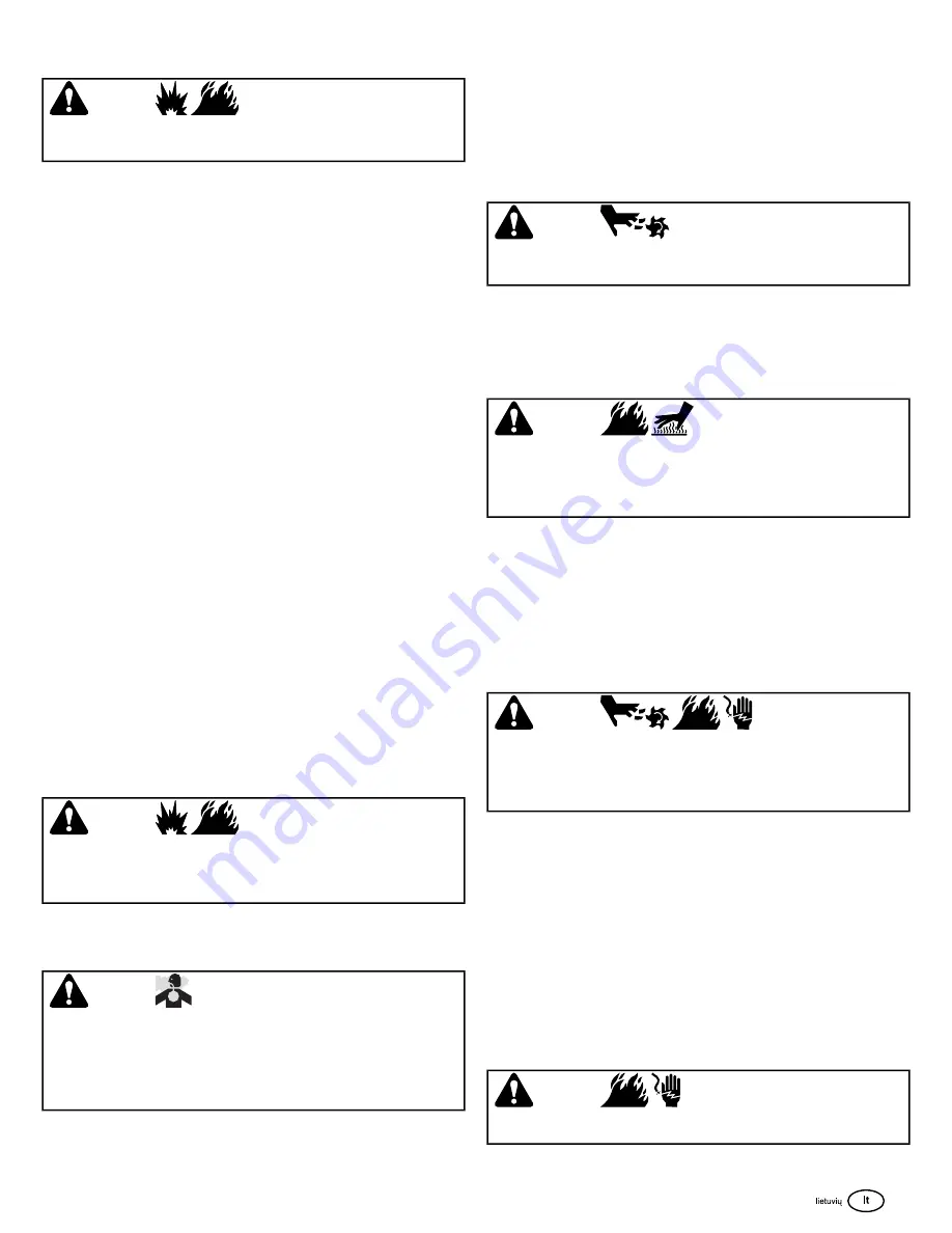 Briggs & Stratton 675EXi Series Operator'S Manual Download Page 63