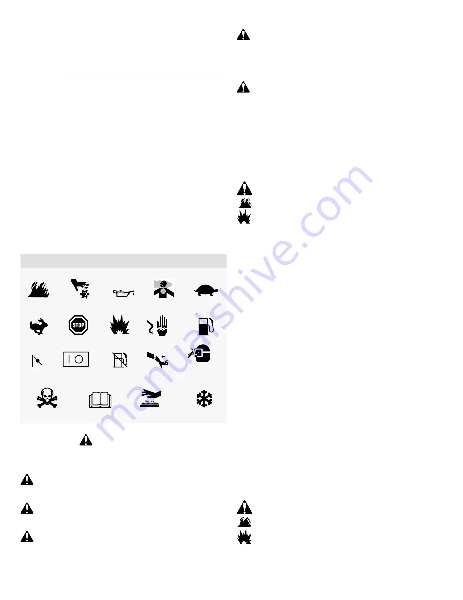 Briggs & Stratton Intek 825 Series Operator'S Manual Download Page 12