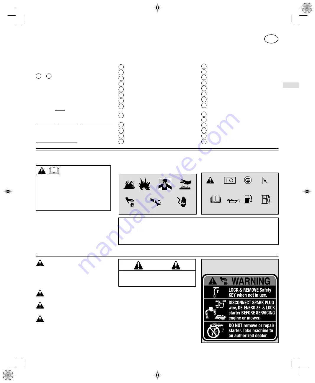 Briggs & Stratton Intek Operating & Maintenance Instructions Download Page 3