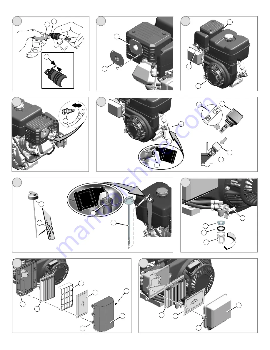 Briggs & Stratton PROFESSIONAL SERIES 110000 Operator'S Manual Download Page 3