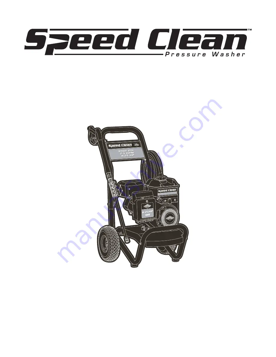 Briggs & Stratton Speed Clean 020212-0 Illustrated Parts List Download Page 1