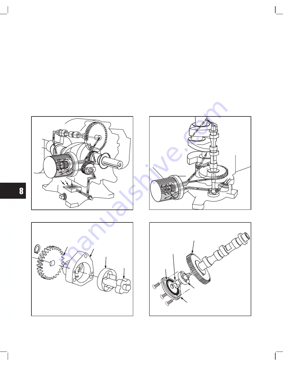 Briggs & Stratton Twin Cylinder L-Head Repair Manual Download Page 125