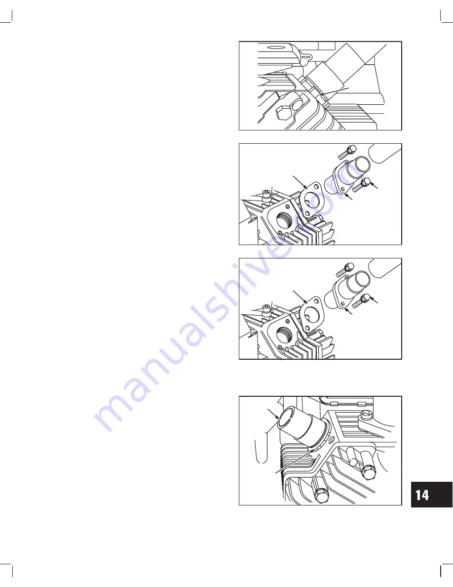 Briggs & Stratton Twin Cylinder L-Head Repair Manual Download Page 168