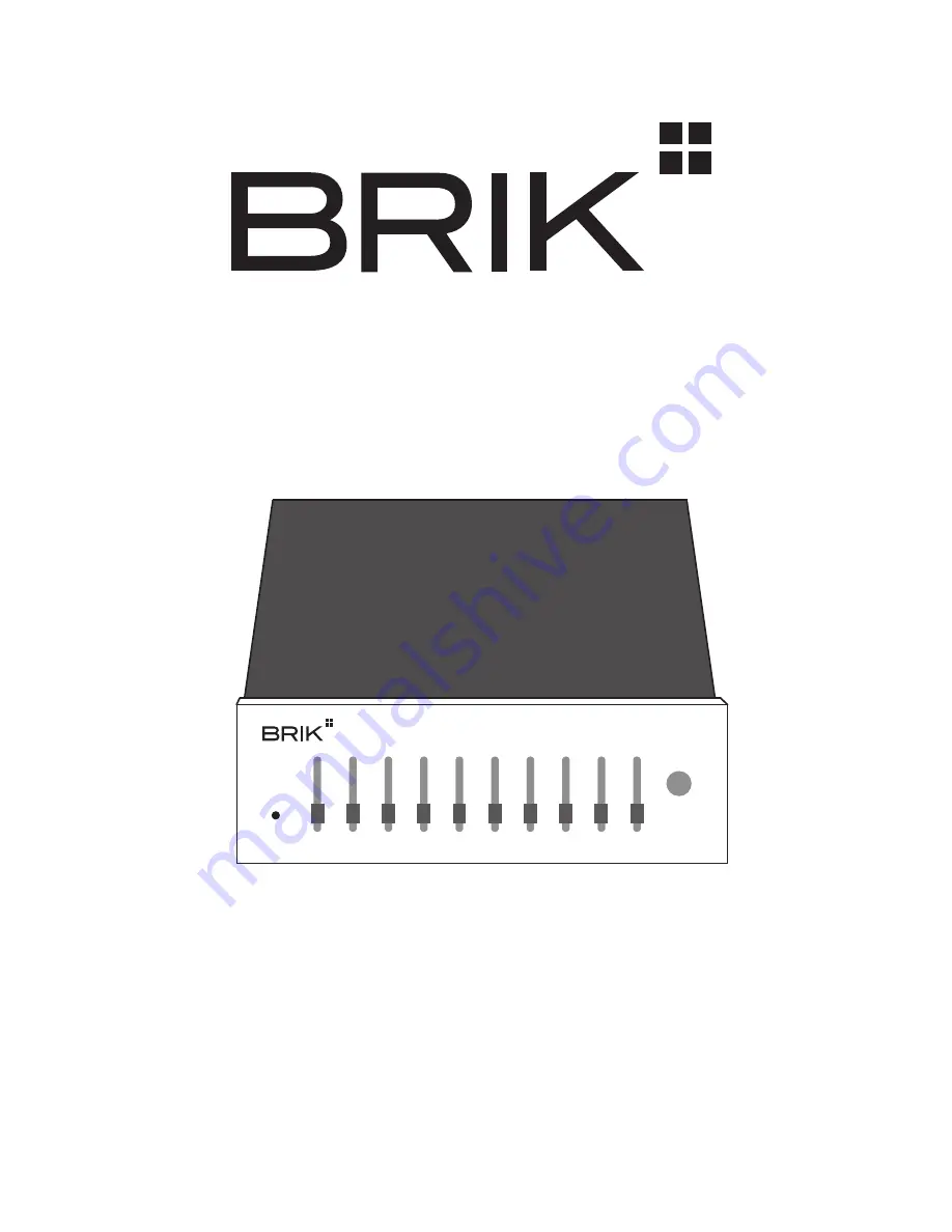 Brik Equalizer Stage User Manual Download Page 1