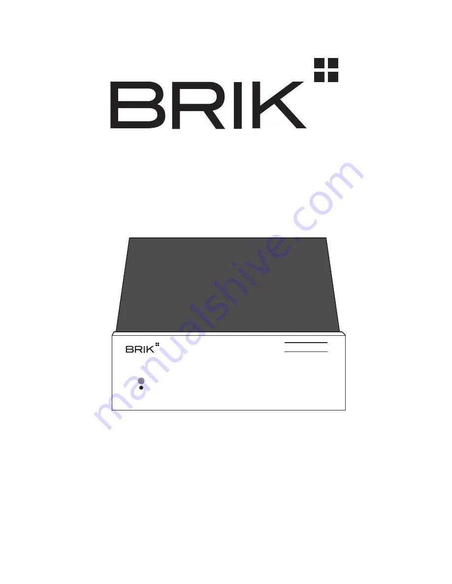 Brik Power Master User Manual Download Page 1