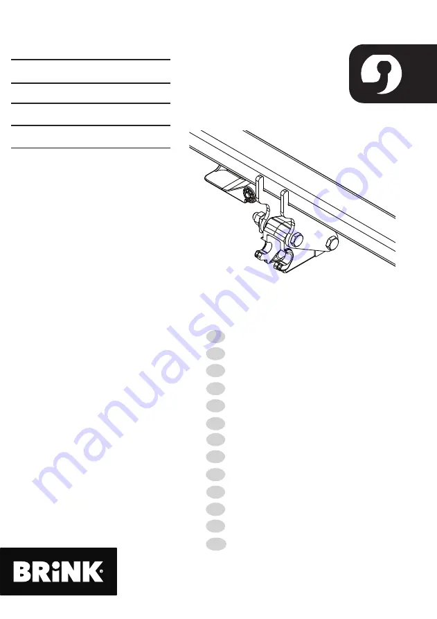 Brink 5485 Fitting Instructions Manual Download Page 1