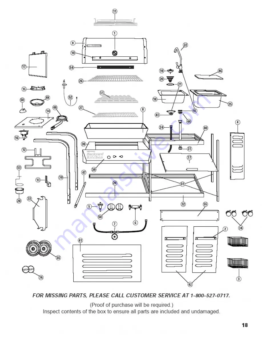 Brinkmann Backyard kitchen Owner'S Manual Download Page 17