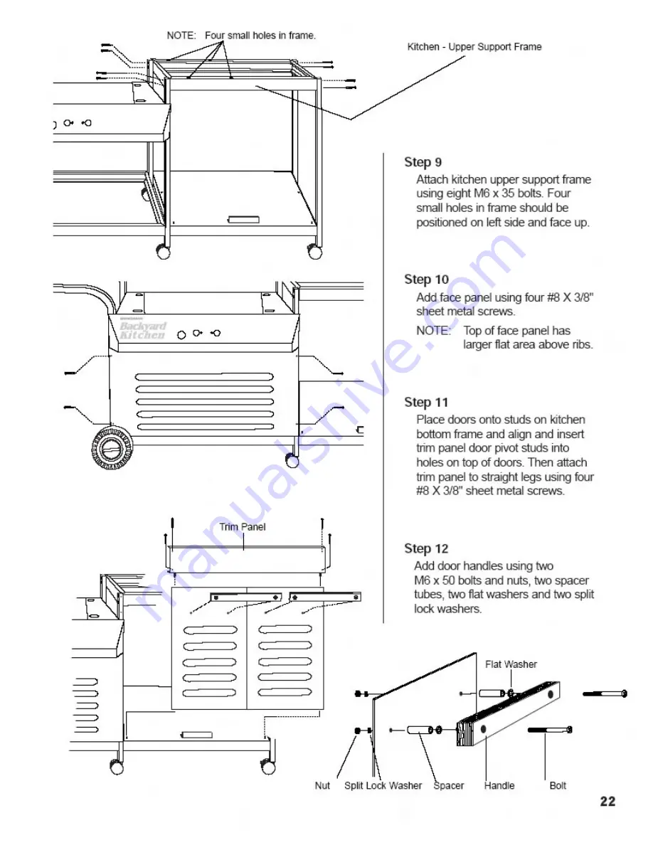 Brinkmann Backyard kitchen Owner'S Manual Download Page 21