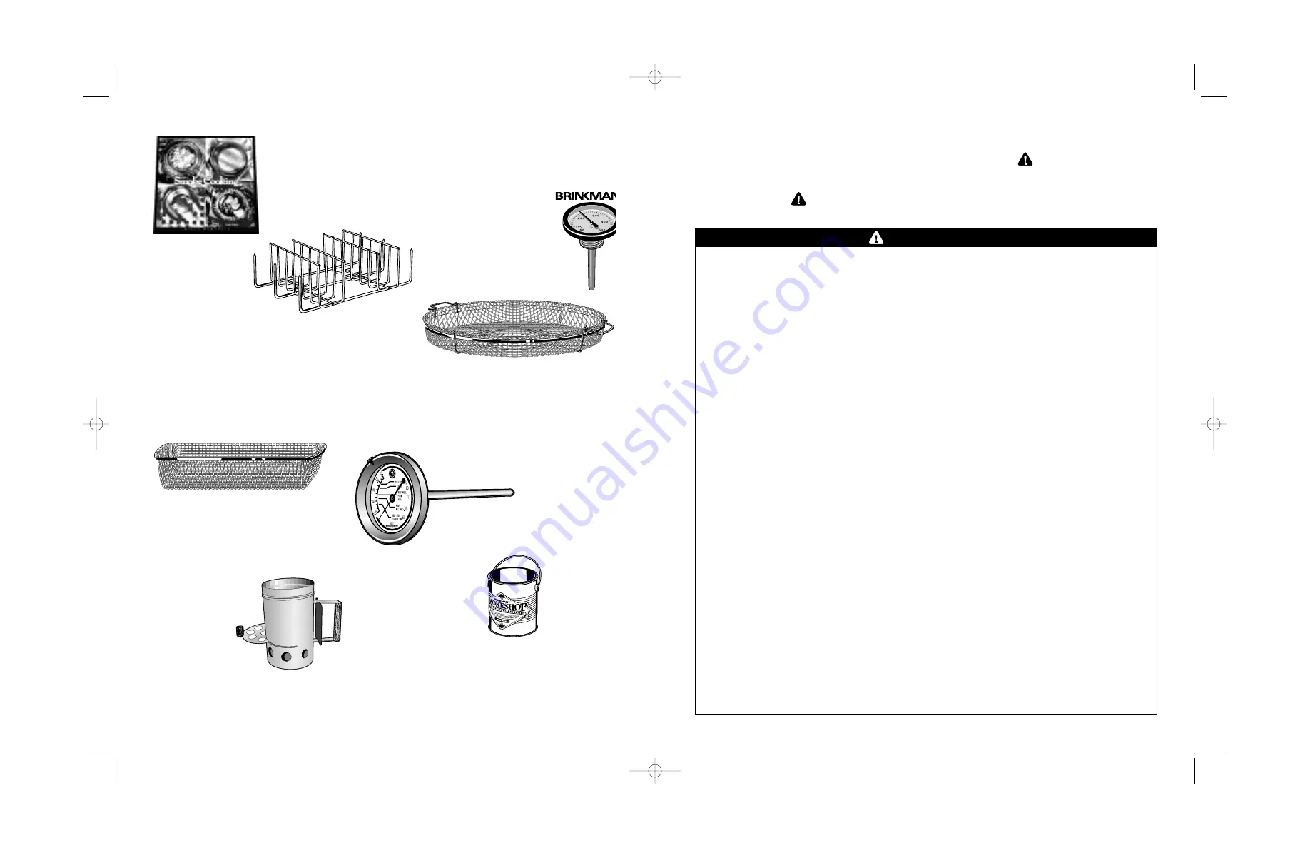 Brinkmann CHARCOAL SMOKER Owner'S Manual Download Page 21