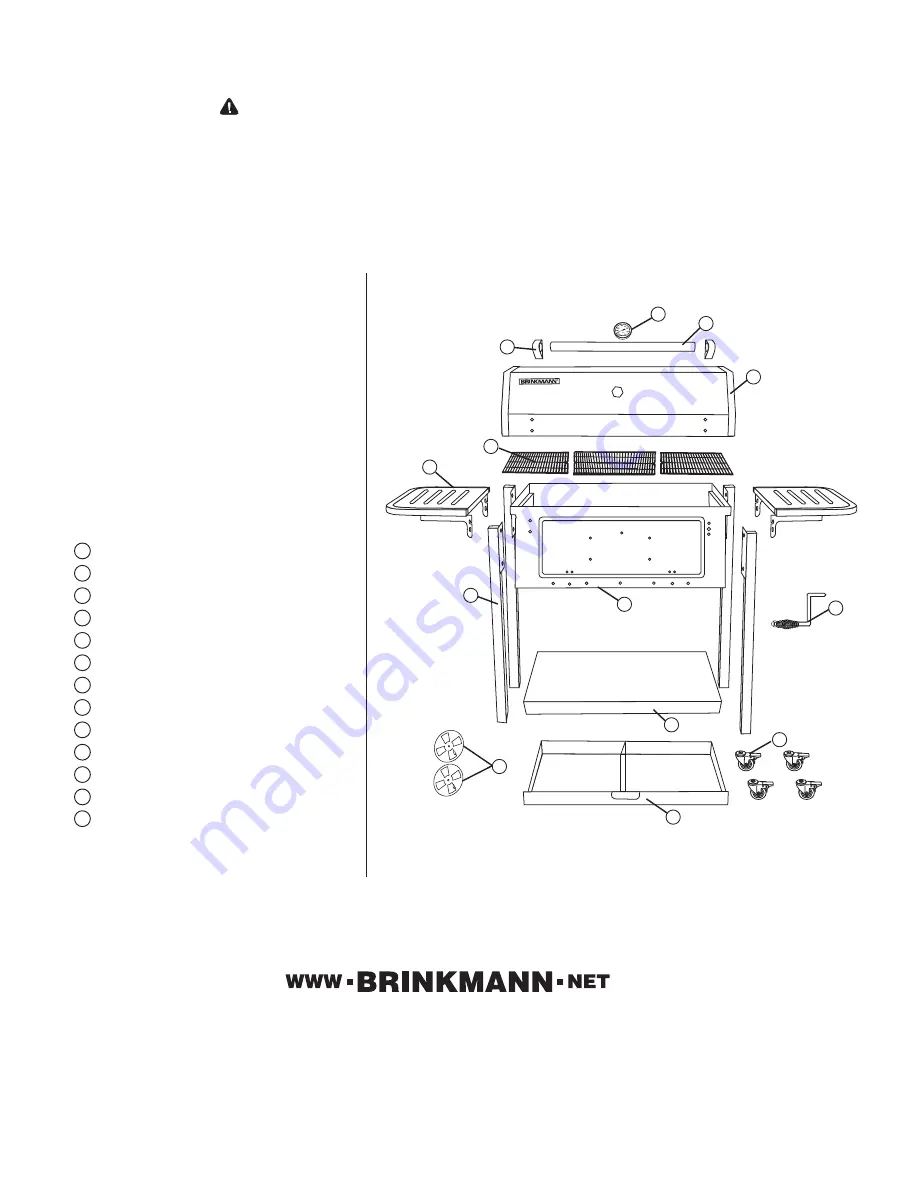 Brinkmann Deluxe Professional Owner'S Manual Download Page 20