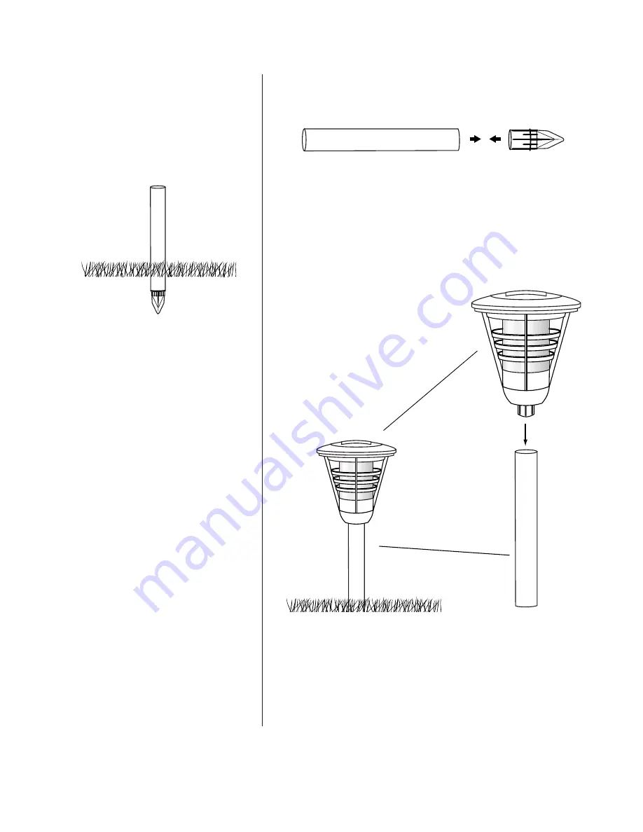 Brinkmann Emperor Solar Garden Accent Lights Скачать руководство пользователя страница 4