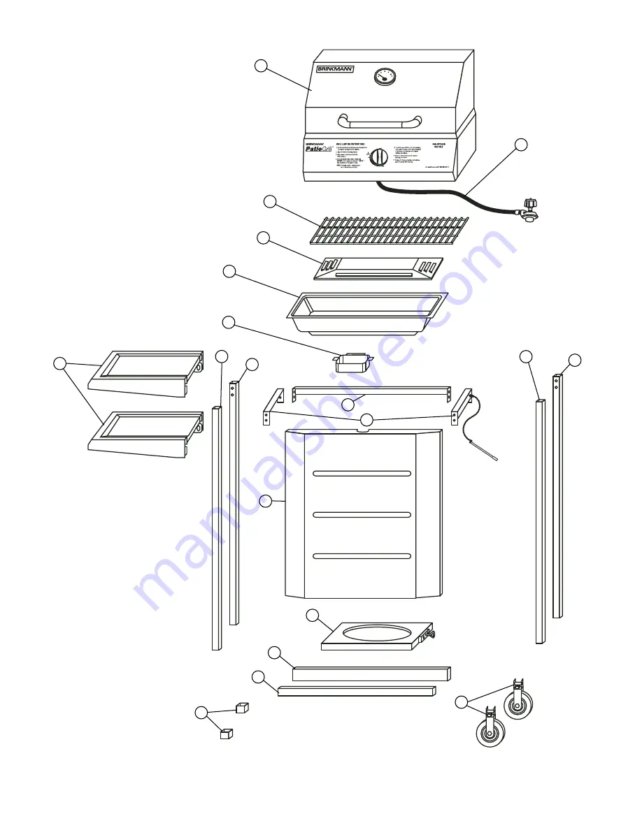 Brinkmann Patio Grill Owner'S Manual Download Page 21