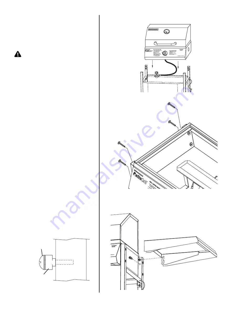 Brinkmann Patio Grill Owner'S Manual Download Page 25