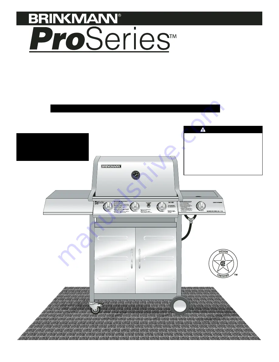 Brinkmann ProSeries 2310 Owner'S Manual Download Page 1