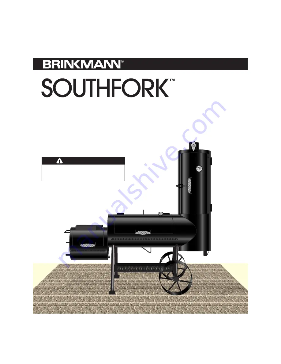 Brinkmann SOUTHFORK Owner'S Manual Download Page 1