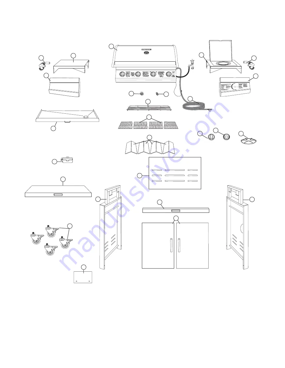 Brinkmann Southgate 810-8445-N Owner'S Manual Download Page 50