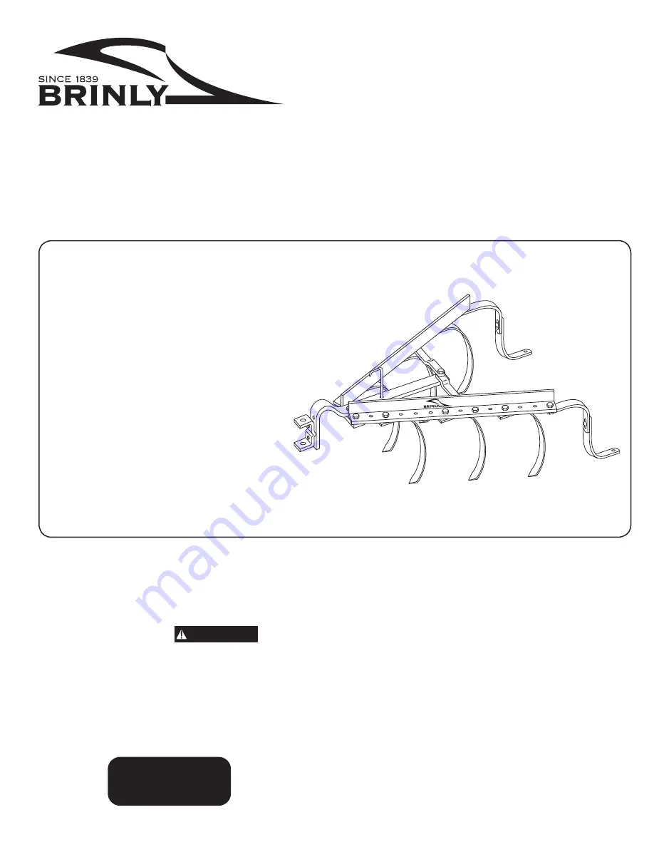 Brinly CC-560 Скачать руководство пользователя страница 1