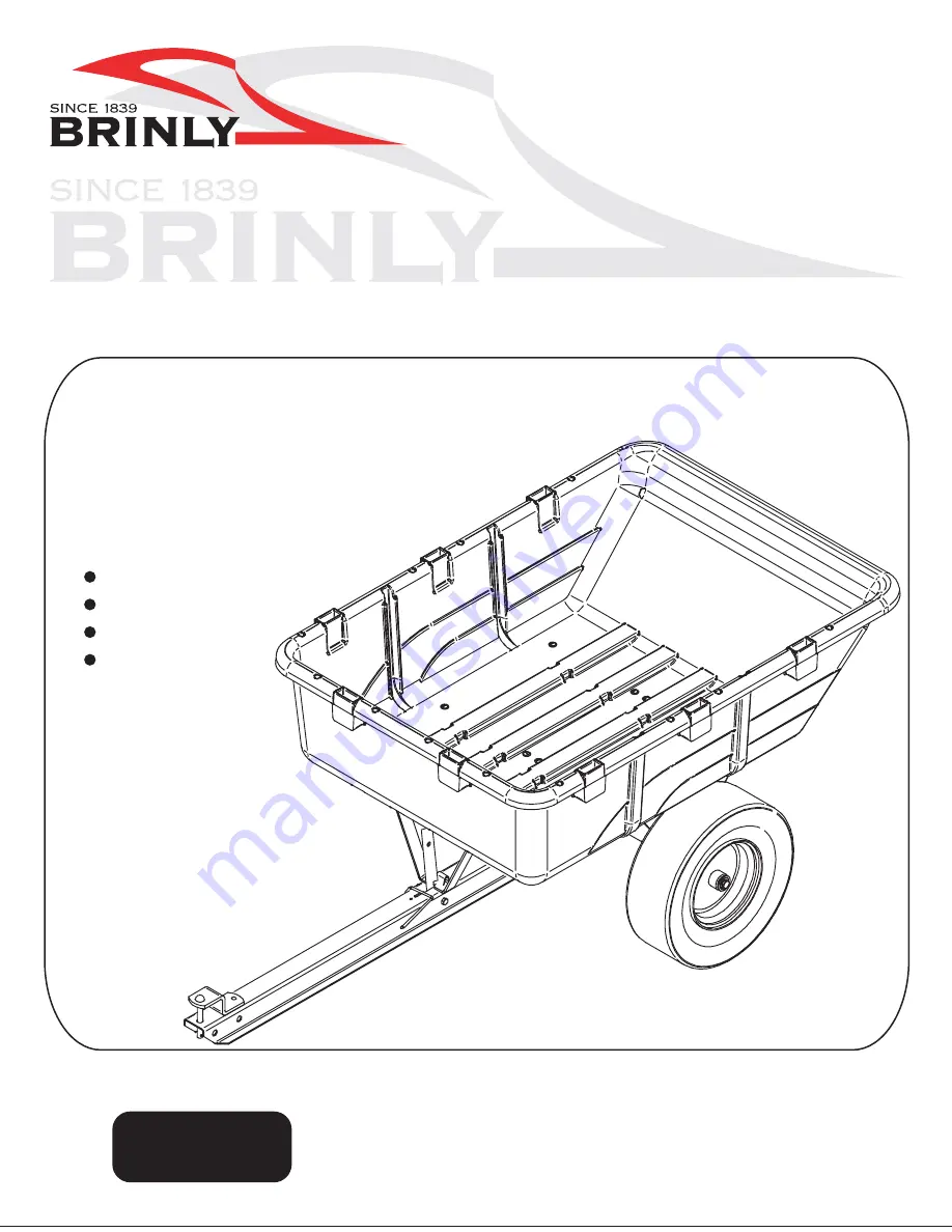 Brinly PCT-100 ATV Owner'S Manual Download Page 1