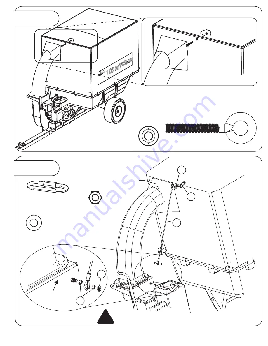 Brinly PolyVAC System LVS-33 BH Owner'S Manual Download Page 22