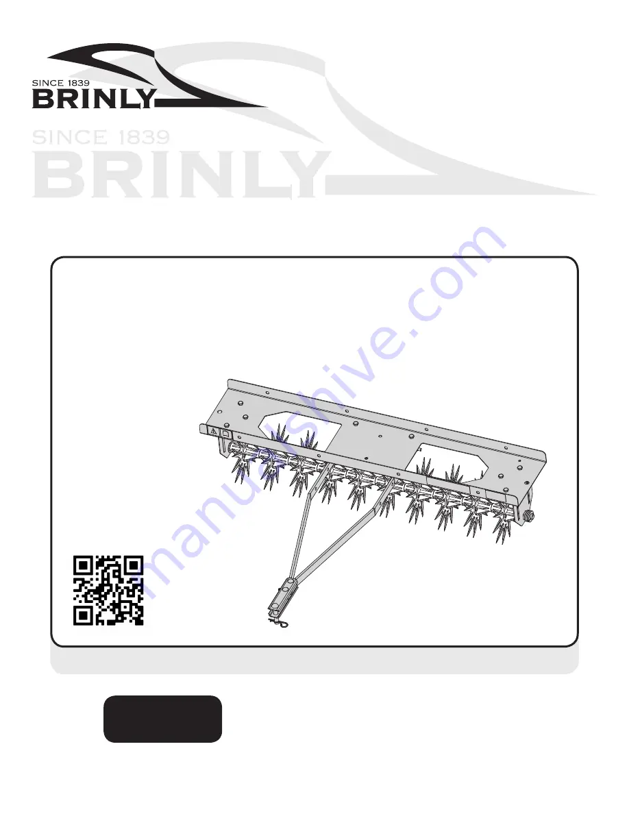 Brinly SA2-40BH1-P Owner'S Manual Download Page 1