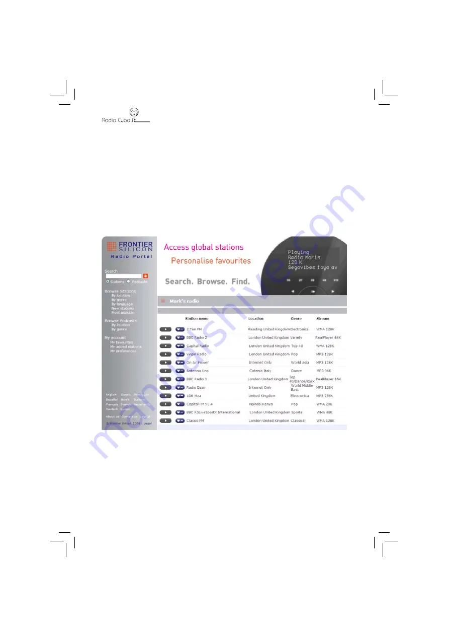 Brionvega RADIOCUBO.IT TS525 Manual Download Page 10