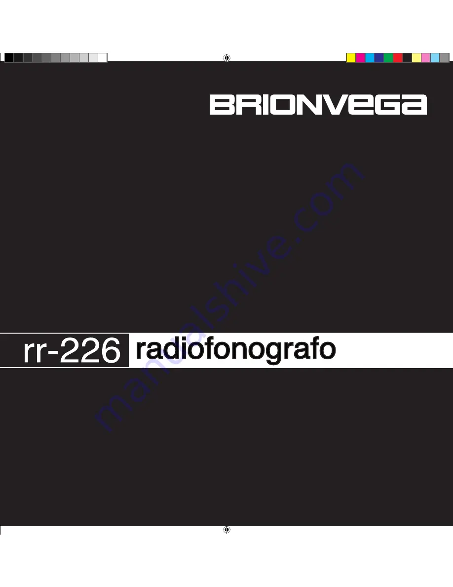 Brionvega rr-226 Installation Instructions Manual Download Page 1