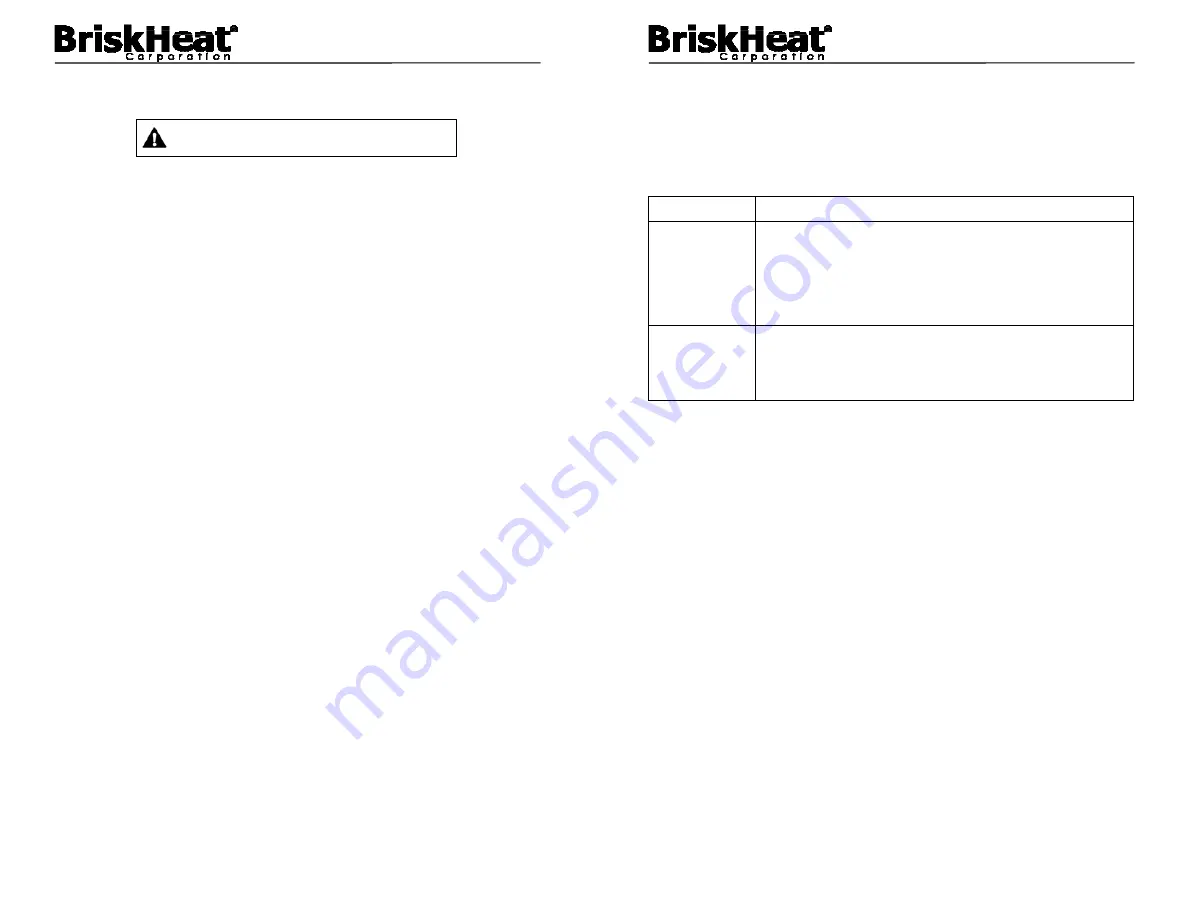 BriskHeat FGH Custom Series Скачать руководство пользователя страница 17