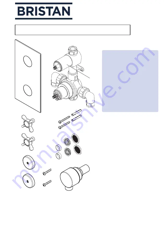 Bristan AR3 SHCDIV C Installation Instructions & User Manual Download Page 7