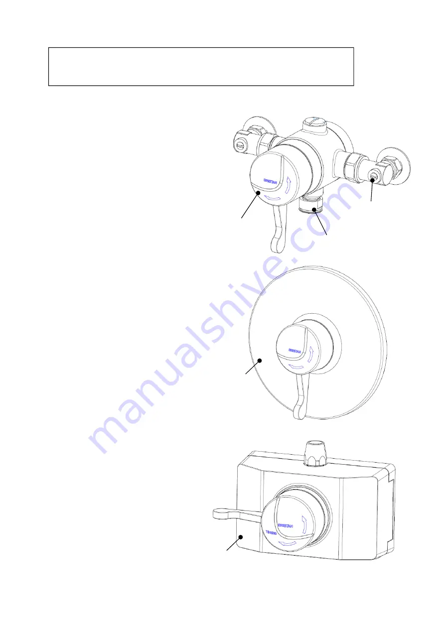 Bristan OP TS1503 CL C Installation Instructions And User Manual Download Page 5