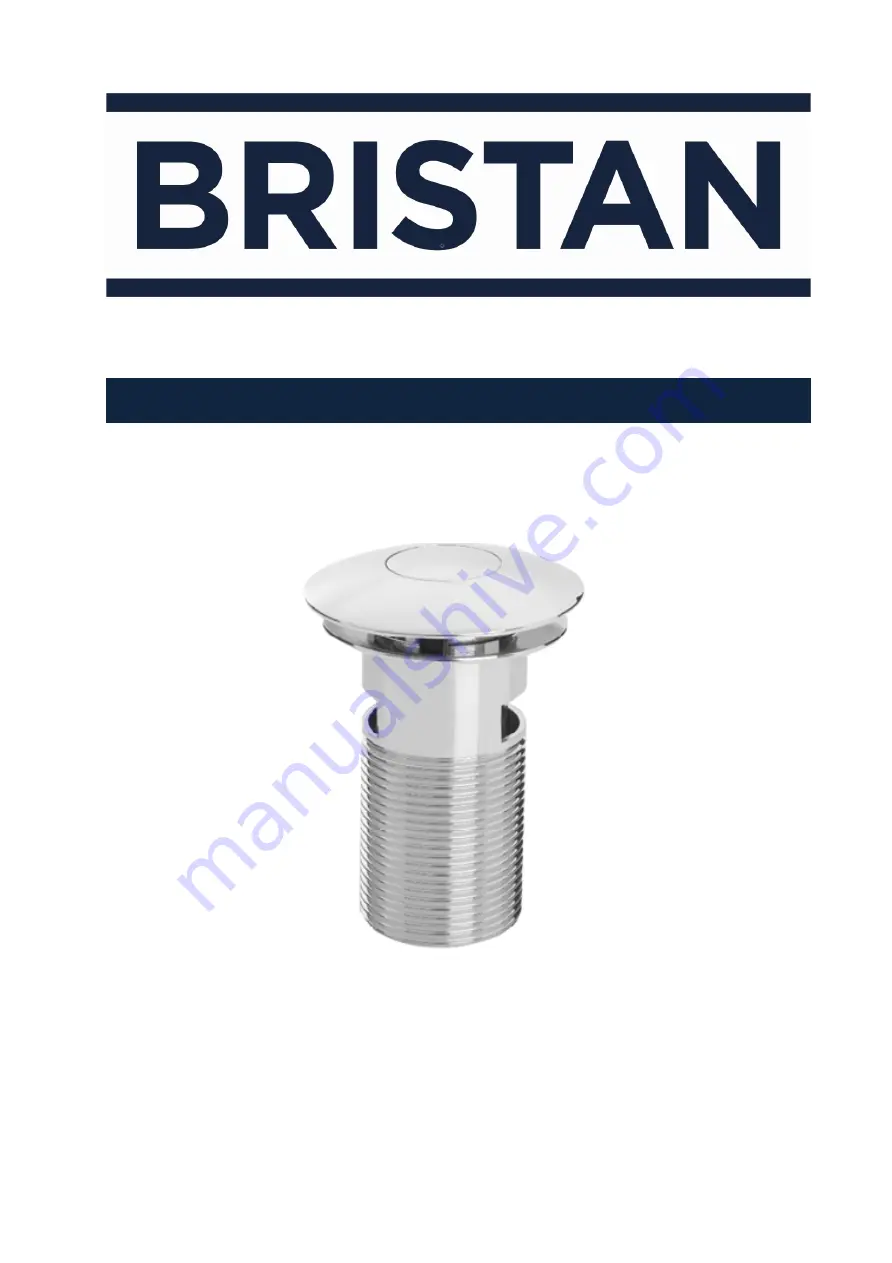 Bristan W BASIN08 C Installation Instructions & User Manual Download Page 1