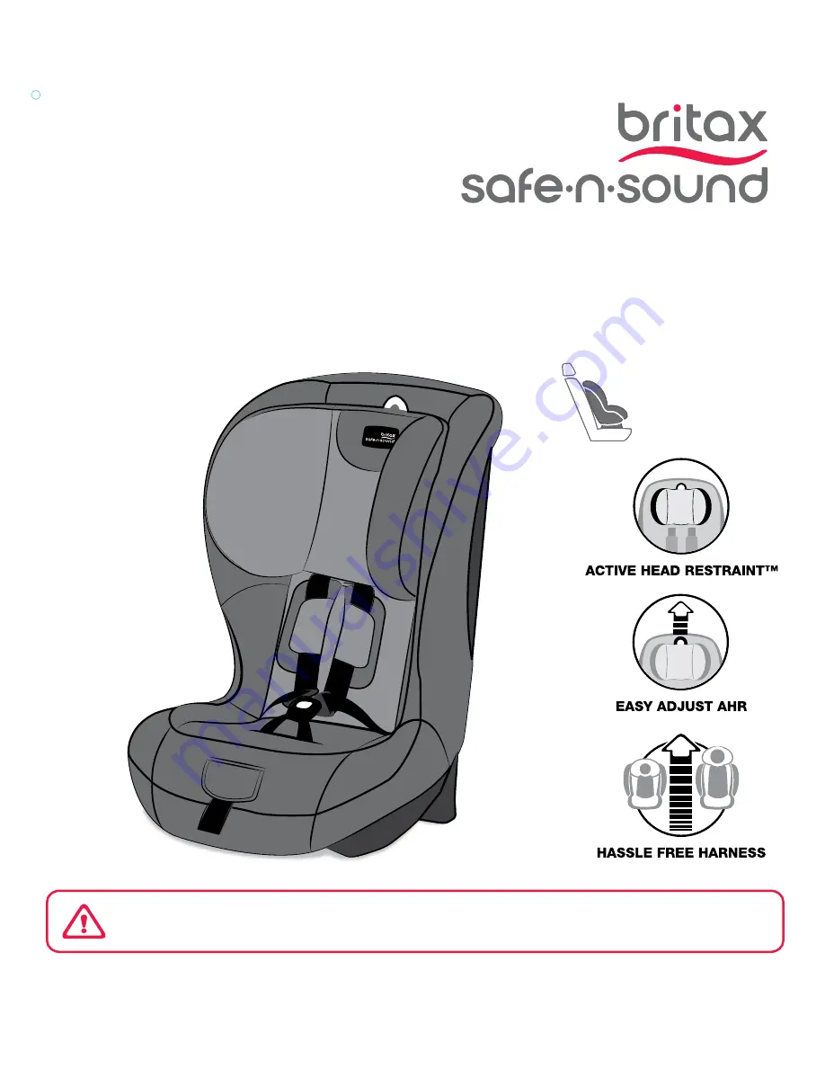 Britax safe-n-sound maxi lite Скачать руководство пользователя страница 1