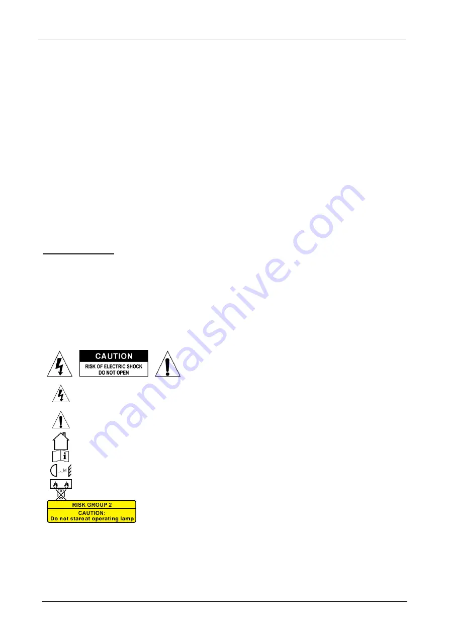 Briteq BEAM MATRIX5x5-RGBW Operation Manual Download Page 22